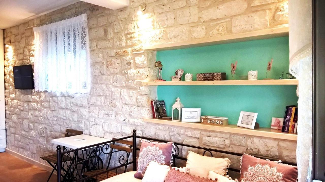 Stone Studio In Nature With View To Corfu Town! Evropouloi エクステリア 写真