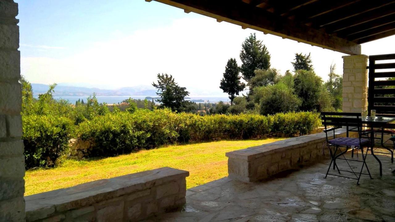 Stone Studio In Nature With View To Corfu Town! Evropouloi エクステリア 写真
