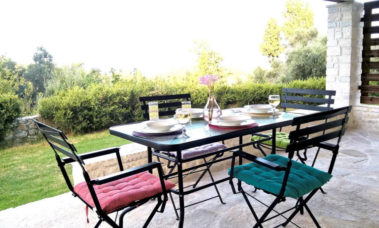 Stone Studio In Nature With View To Corfu Town! Evropouloi エクステリア 写真