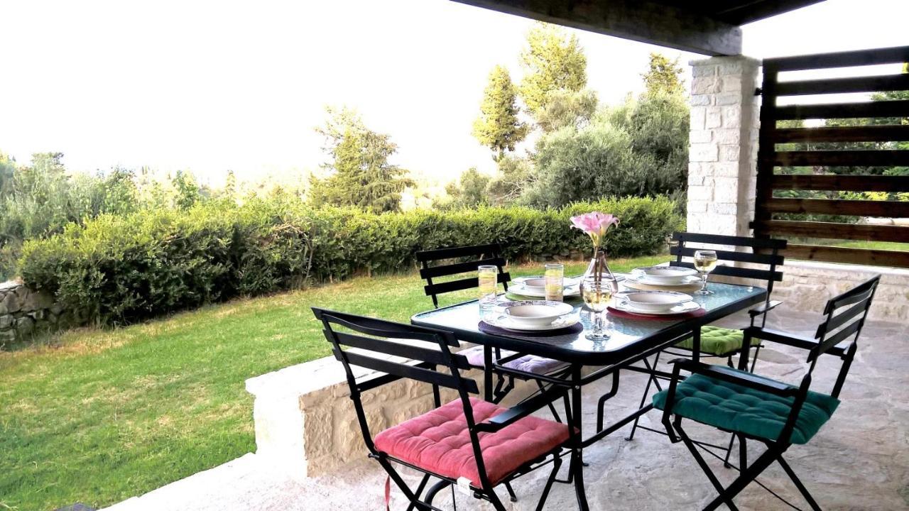 Stone Studio In Nature With View To Corfu Town! Evropouloi エクステリア 写真